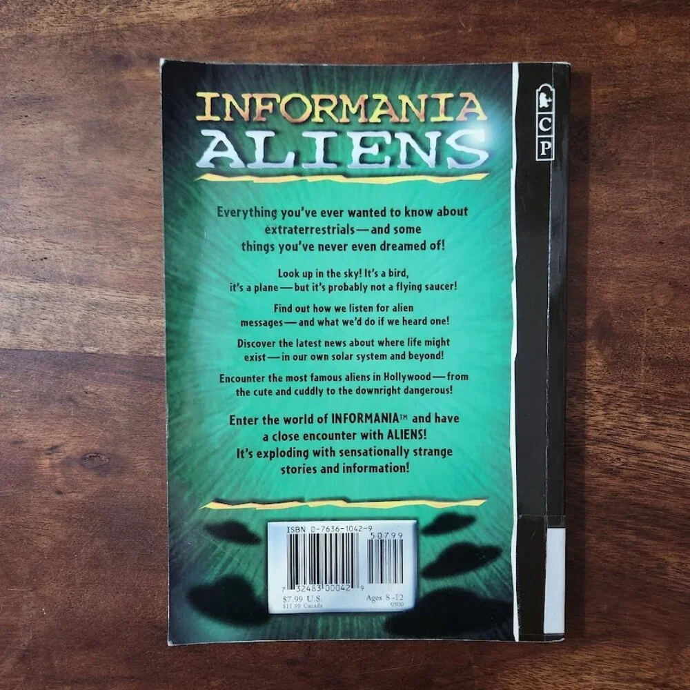 Informania Aliens Paperback Book by Jacqueline Mitton Chapter Books Young Adult